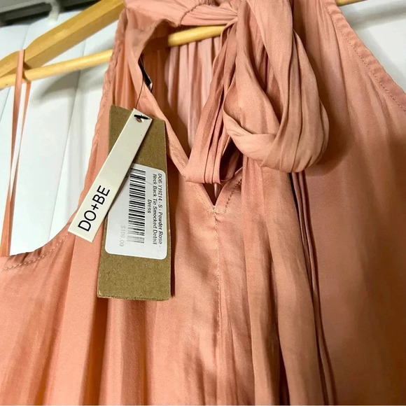 NWT DO+BE Powder Rose Smocked Mini Dress - Picture 3 of 3